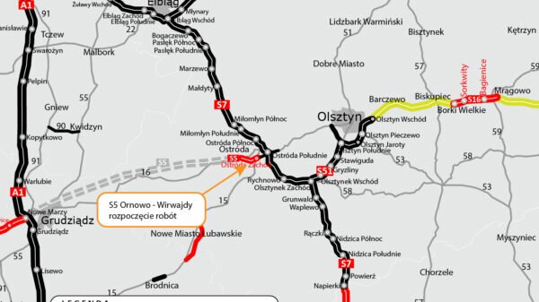 Czy trasą S5 dojedziemy do Olsztyna?