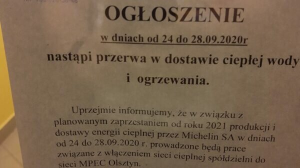 Tysiące olsztyńskich mieszkań bez ciepłej wody