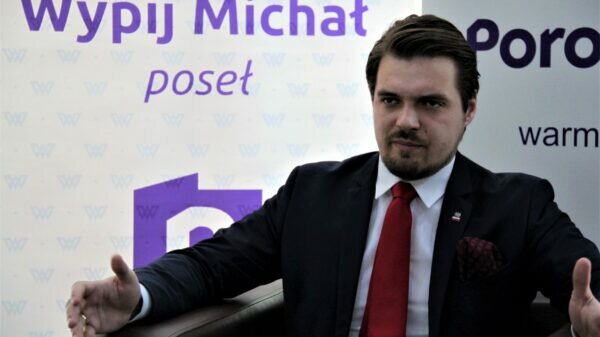 poseł Michał Wypij, prezes Porozumienia w okręgu olsztyńskim
