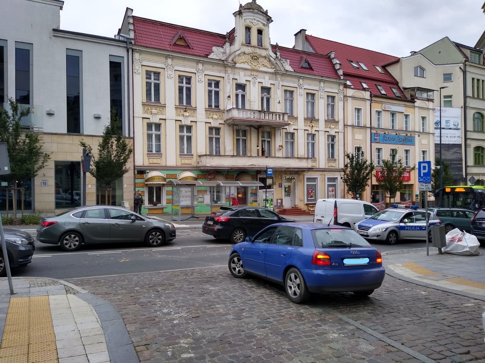 Chłopiec potrącony w centrum Olsztyna. Utrudnienia w ruchu