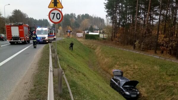 kolizja pod Barczewem