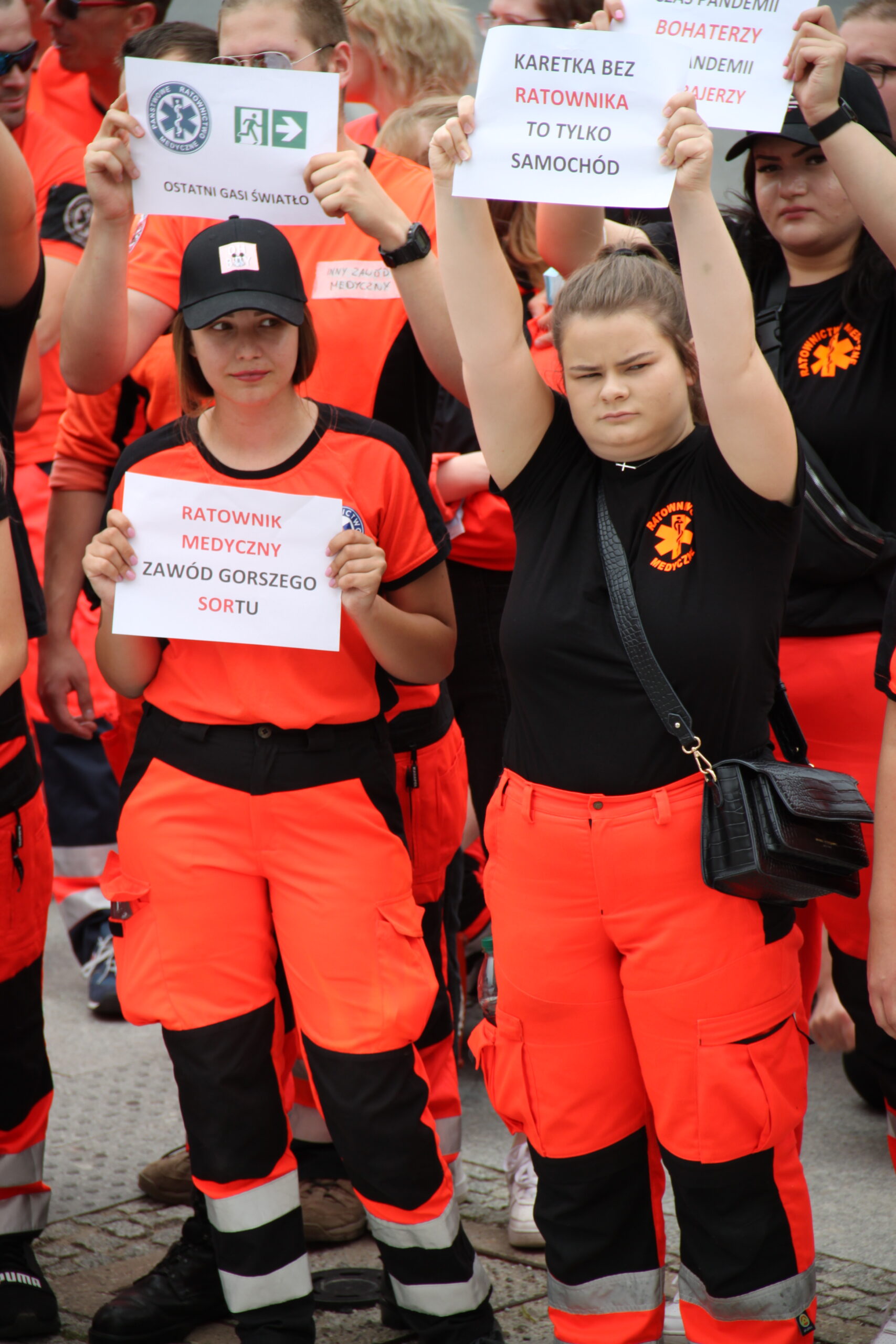 protest ratowników medycznych