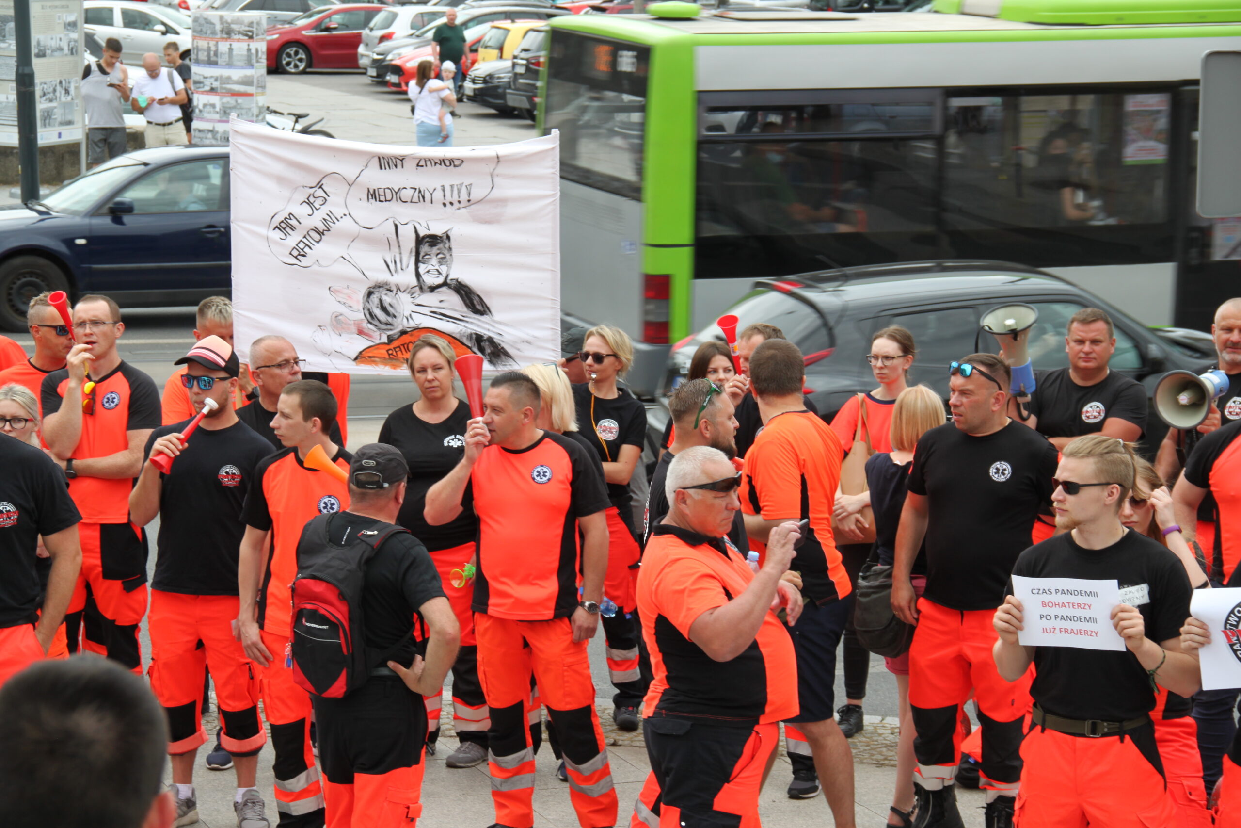 protest ratowników medycznych